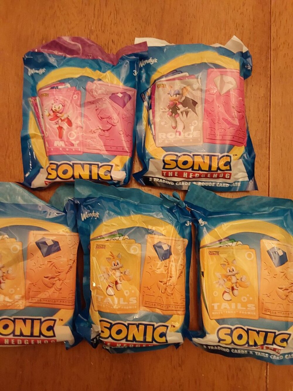 WENDY'S SONIC HEDGEHOG TRADING CARDS W CASE NEW SEALED